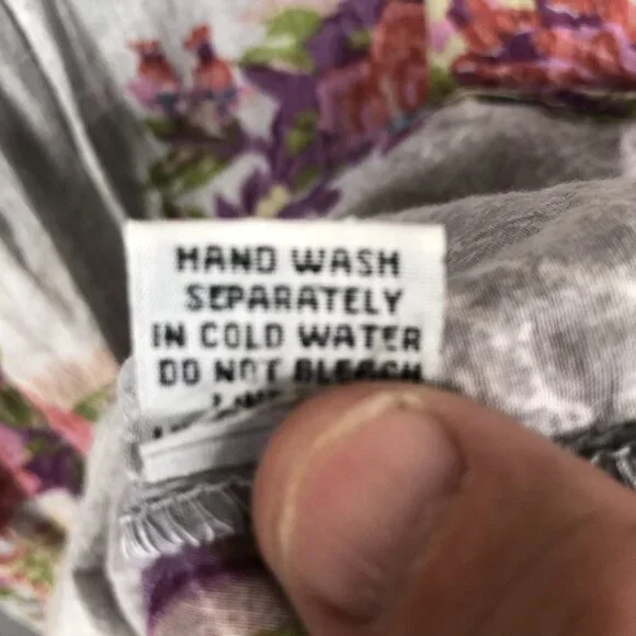 Vintage Gora Top Womens Extra Large Abstract Art To Wear Mod Embroidery Boho - Picture 8 of 16